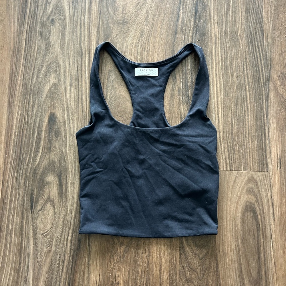 Black Aritzia Racerback Tank Top